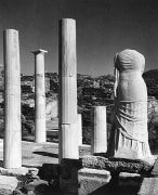 House and Statue of Cleopatra, Belos, Greece, 1938, 11 x 14 Silver Gelatin Photograph