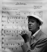Cole Porter photographed at his Beverly Hills home for Harper's Bazaar, 1954