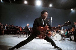 Chuck Berry on stage, USA, October 1964, C-Print