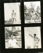 (Contact Sheet, Male Model Outdoors), n.d.