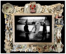 Procession of the Tea Party, Silver Gelatin Photograph,&nbsp;Brocken ceramic frame