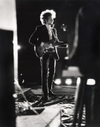 Bob Dylan Backlit on Stage, Forest Hills Stadium, NYC, 1965