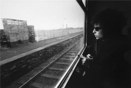 Bob Dylan, (On the Train from Dublin to Belfast), Ireland, 1966, 11 x 14 Silver Gelatin Photograph