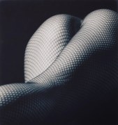 Letzter Akt, (Last Nude Pose), 1996, Vintage Blue Toned Silver Gelatin Photograph, Ed. of 30