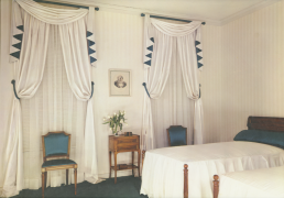 Bedroom, Schlafzimmer, Chambre &agrave; Coucher, c. 1937, Color Carbro Photograph