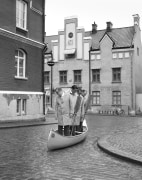 Four Men Waiting in Canoe, Gotland, 2000, Archival Pigment Print