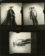 (Contact Sheet of Three Male Nudes), ca. 1940&#039;s