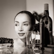 Sade with Cocktails, Los Angeles, 1988, Archival Pigment Print