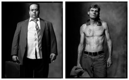 Office Worker / Carney, 2002 / 2005, 20 x 32-1/2 Diptych, Archival Pigment Print, Ed. 20