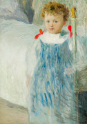 JULIAN ALDEN WEIR (1852&ndash;1919), &quot;Dorothy,&quot; 1893. Oil on canvas, 33 1/2 x 23 7/8 in.