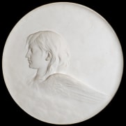 ERASTUS DOW PALMER (1817&ndash;1904), &quot;Evening,&quot; 1864. Marble 20 1 /2 in.