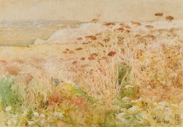 CHILDE HASSAM (1859&ndash;1935), &quot;Isles of Shoals,&quot; 1890. Watercolor on paper, 13 3/4 x 19 3/4 in.