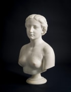 ERASTUS DOW PALMER (1817&ndash;1904), &quot;Resignation,&quot; 1855. Marble, 25 7/8 in. high