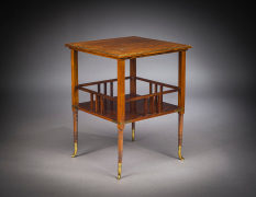 Tiered Square Table in the Aesthetic Taste, about 1880