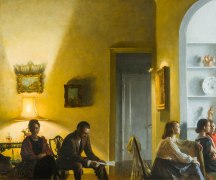JOHN KOCH (1909&ndash;1978), &quot;The Concert,&quot; 1954. Oil on canvas, 25 x 30 in.