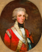 GILBERT STUART (1755&ndash;1828), &quot;Portrait of Captain George Cockburn, &quot; c. 1790. Oil on canvas, 30 1/4 x 25 1/4 in.