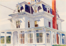 EDWARD HOPPER (1882&ndash;1967), &quot;Talbot&rsquo;s House,&quot; 1926. Watercolor on paper, 13 7/8 x 20 in.