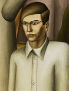 EVERETT GEE JACKSON (1900&ndash;1995), &quot;Self-Portrait,&quot; 1930. Oil on canvas, 11 1/2 x 9 in.