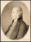 JOHN VANDERLYN (1775&ndash;1852), &quot;Portrait of Matthew Persen,&quot; 1801. Charcoal drawing, 8 1/2 x 6 1/2 in.