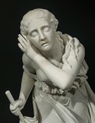 RANDOLPH JOHN ROGERS (1825&ndash;1892), Nydia, the Blind Flower Girl of Pompeii, 1862. Marble, 36 1/2 in. high (detail).