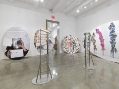 Olaf Breuning, &quot;The Life.&quot; Installation view, 2015. Metro Pictures, New York.