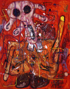 Roter Mann Edvard Munch, 2007. Oil on canvas, 118.11 x 94.49 inches (300 x 240 cm).