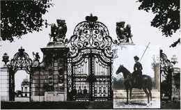 Tragedy (Sissi at the Gates of Belvedere II), 2007. Archival inkjet print on watercolor paper w/watercolor and collage, 59 1/2 x 98 inches (image) (151.1 x 248.9 cm). MP D-150