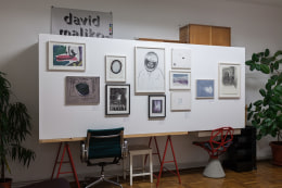 A Retrospective by Appointment. Installation view, 2015. David Maljkovic&#039;s studio, Zagreb, Croatia.