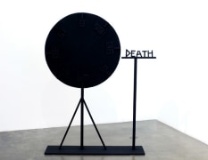 The Wheel of Death, 2009. Wood, hardware, hot glue, acrylic paint, 36 inches (diameter of circle) (91.4 cm); 67 x 48 x 12 inches (overall) (170.2 x 121.9 x 30.5 cm). MP 50