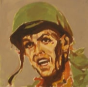 Soldier, 1981. Acrylic on board, 12 x 12 inches (30.5 x 30.5 cm). MP 24