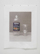 Untitled (Vinegar), 2018. Photograph on canvas, metal grommets, 64 x 49 inches (162.6 x 124.5 cm).