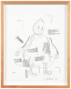 Untitled, 2013. Pencil on paper, Image 12.6 x 9.45 inches (32 x 24 cm), Frame 14 3/4 x 11 5/8 inches (37.5 x 29.5 cm).