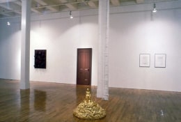&quot;...but the flesh is weak.,&quot; installation view, 1990. Metro Pictures, New York.