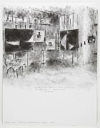 Freeze Images, 2007. Pencil on paper, Mixed media, 25-1/2 x 20 inches (62.2 x 50.8 cm).