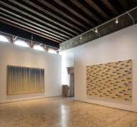 Installation View of Dansaekhwa in Venice:&nbsp;Collateral Event of the 56th International Art Exhibition. Image by Fabrice Seixas.
