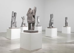 Installation view of Dwarf, Dust, Doubt by Gimhongsok. Image by Jeremy Haik.
