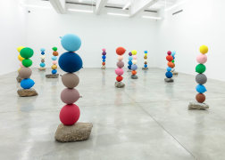 Installation view of Dwarf, Dust, Doubt by Gimhongsok. Image by Jeremy Haik.