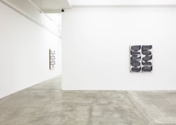 Installation view of Davide Balliano's work at Tina Kim Gallery, Painting, 2019