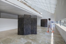 Installation view of&nbsp;Parevent Girls,&nbsp;a solo exhibition of Ghada Amer&nbsp;at SongWon Art Center (August 30&mdash;September 15, 2022). Image courtesy of the artist and Tina Kim Gallery.