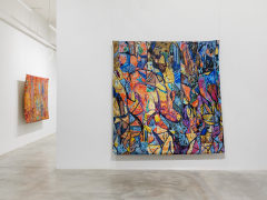Installation view of Pacita Abad: Colors of My Dream at Tina Kim Gallery, New York (May 18-June 17, 2023). Image courtesy of the Pacita Abad Art Estate and Tina Kim Gallery. Photo by Charles Roussel