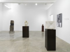 Installation view of&nbsp;The Unseen Professors: Leo Amino (1911-1989), Minoru Niizuma (1930-1998), John Pai (b. 1937)&nbsp;at Tina Kim Gallery. Photo by Dario Lasagni