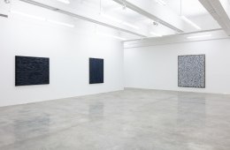 Installation view of Conjunction by Ha Chong-Hyun at Tina Kim Gallery, 2018