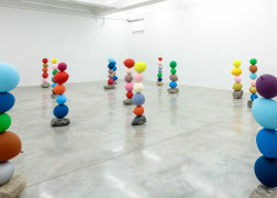 Installation view of Dwarf, Dust, Doubt by Gimhongsok. Image by Jeremy Haik.