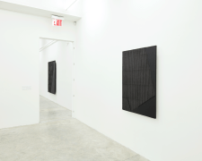 Installation View of Ecriture: Black and White by Park Seo-Bo. Image by Jeremy Haik.&nbsp;