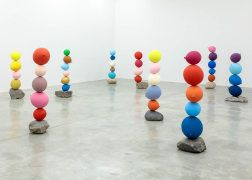 Installation view of Dwarf, Dust, Doubt by Gimhongsok. Image by Jeremy Haik.