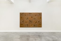 Installation view of The Stillness of Water by Kim Tschang-Yeul at Tina Kim Gallery, 9 Sep - 16 Oct 2021.&nbsp;Image courtesy of the artist&rsquo;s estate and Tina Kim Gallery. Photo &copy; Hyunjung Rhee