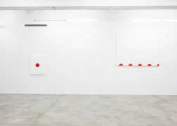 Installation view of Kim Yong-Ik: Speaking of Latter Genesis, 2019. Image by Jeremy Haik.
