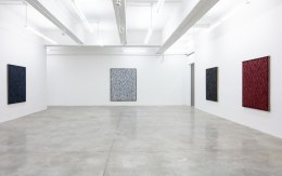 Installation view of Conjunction by Ha Chong-Hyun at Tina Kim Gallery, 2018