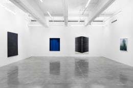 Installation View of Tina Kim Gallery Presents: Art Without Borders. Image by Hyunjung Rhee.