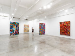 Installation view of Pacita Abad: Colors of My Dream at Tina Kim Gallery, New York (May 18-June 17, 2023). Image courtesy of Pacita Abad Art Estate and Tina Kim Gallery. Photo by Charles Roussel